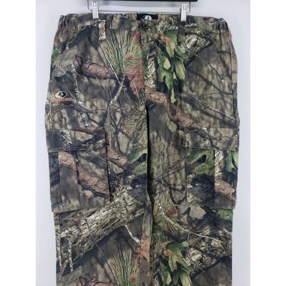 Mossy Oak Cargo Hunting Pants Men's Size XL (40-42) Breakup Camouflage - Picture 7 of 10